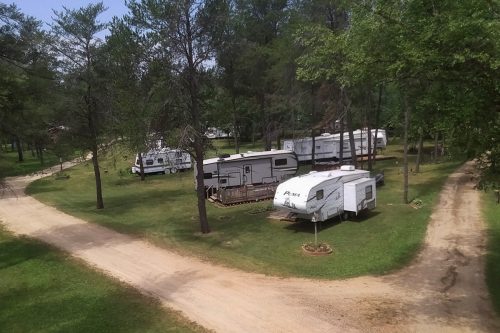 Aerial view 1 - Winding River Campground